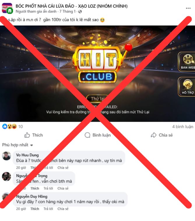 hitclub bị hại